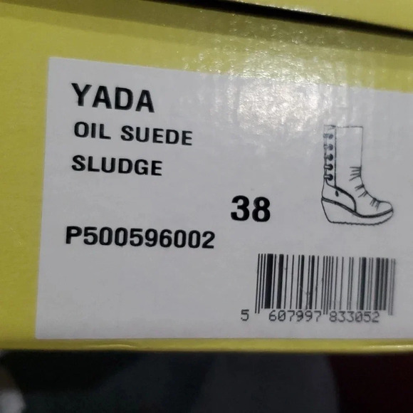 Fly London Yada oil suede brown wedge slouch boots iob - Picture 7 of 12